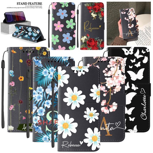 Custodia pelle flower flip - pelle,