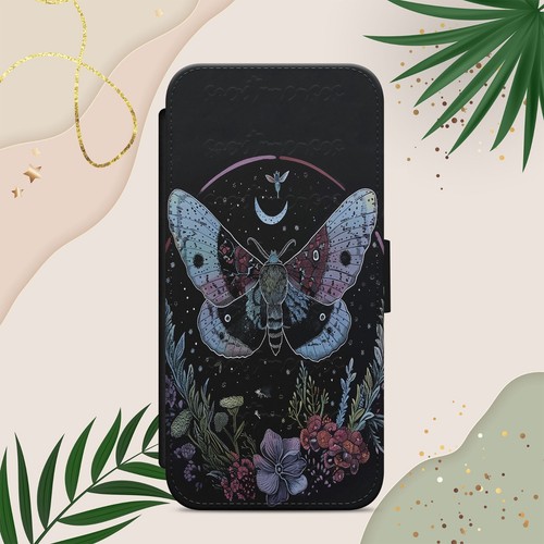 Custodia telefono witchy moth - custodia,