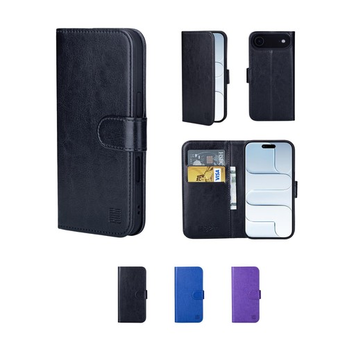 Synthetic leather flip wallet - synthetic,