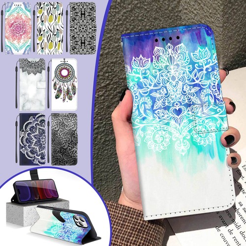 Custodia telefono flip pelle